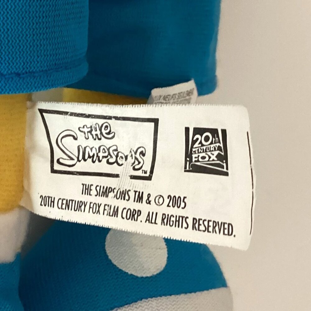 Bartman Bart Simpson Purple Mask & Cape Plush Toy Vintage 2005 Collectable - Picture 6 of 8